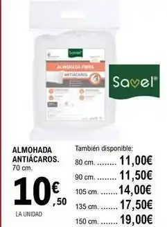 E.Leclerc Savel - almohada antiacaros oferta