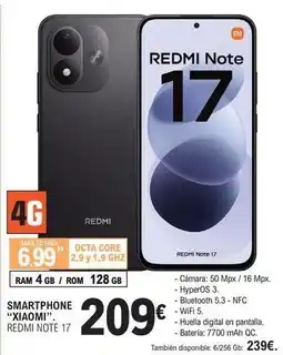 E.Leclerc Xiaomi - smartphone redmi note 17 oferta