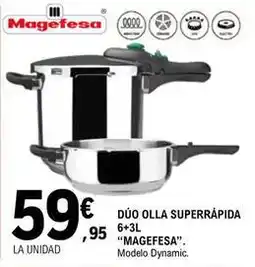 E.Leclerc Magefesa - duo olla superrapida 6+3l oferta