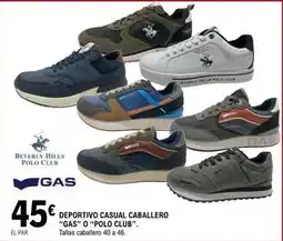 E.Leclerc Gas/polo club - deportivo casual caballero oferta