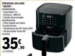 E.Leclerc Nevir - freidora sin aire oferta