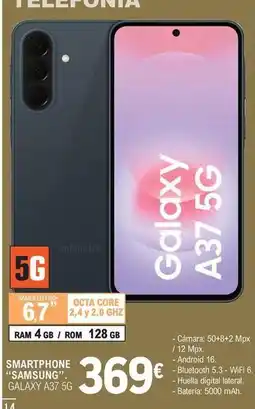 E.Leclerc Samsung - smartphone galaxy a37 5g oferta