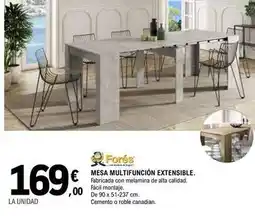 E.Leclerc Mesa multifunción extensible oferta