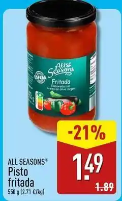 ALDI Pisto fritada oferta