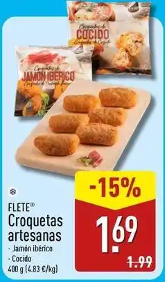 ALDI Flete - croquetas artesanas oferta