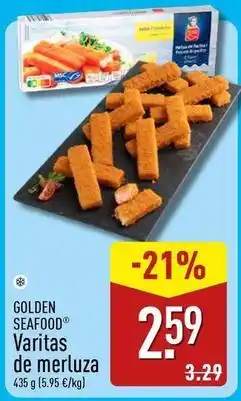 ALDI Varitas de merluza oferta