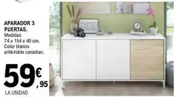 E.Leclerc Aparador 3 puertas oferta