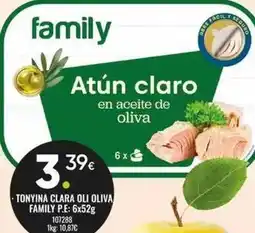 Family Cash Fac - atún claro en aceite de oliva oferta