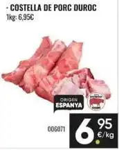 Family Cash Duroc - costella de porc duroc oferta
