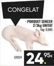 Family Cash Porquet sencer oferta