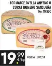 Family Cash Formatge ovella anyenc o curat romero oferta