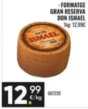 Family Cash Gran reserva - formatge oferta