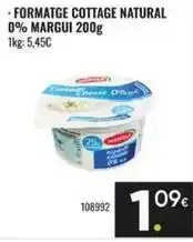 Family Cash Margui - formatge cottage natural 0% oferta