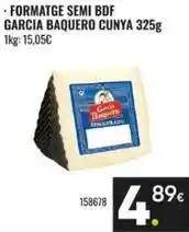 Family Cash García baquero - formatge semi bdf oferta