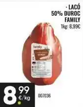 Family Cash Family - laco 50% duroc oferta