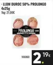 Family Cash Duroc - llom duroc 50% prolongo oferta