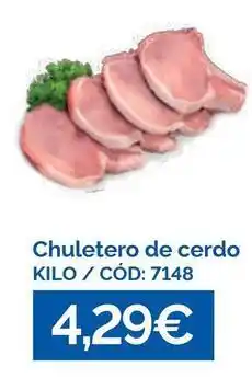 Chuletero de cerdo