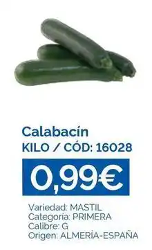Dialsur Cash & Carry Origen - calabacin oferta