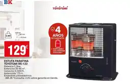 Bricoking Toyotomi - estufa parafina oferta