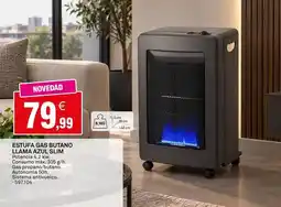 Bricoking Sistema - estufa gas butano azul slim oferta