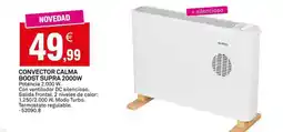 Bricoking Supra - convector calma boost 2000w oferta