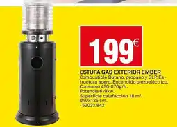 Bricoking Estufa gas exterior oferta
