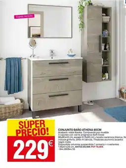 Bricoking Bq - conjunto bano athena oferta