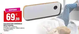 Bricoking Suprema - calefactor cerámico split oferta