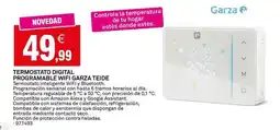 Bricoking Garza - termostato digital programmable wifi gazza teide oferta