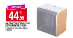 Bricoking Supra - calefactor ceramico dc programable oferta