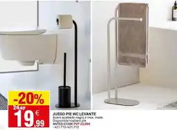Bricoking Juego pie wc levante oferta
