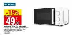 Bricoking Grunkel - microondas easy oferta