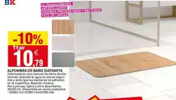 Bricoking Roca - alfombra de bano diatomita oferta