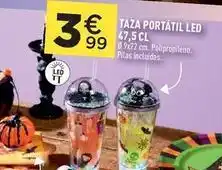 Taza portatil led