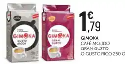 Comerco Cash & Carry Gimoka café molido gran gusto o gusto rico oferta