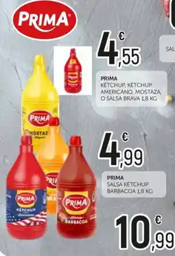 Comerco Cash & Carry Prima ketchup, ketchup americano, mostaza, o salsa brava oferta