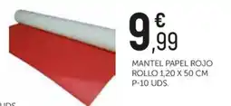Comerco Cash & Carry Mantel papel rojo oferta