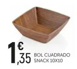 Comerco Cash & Carry Bol cuadrado snack 10x10 oferta