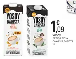 Comerco Cash & Carry Yosoy bebida soja o avena barista oferta