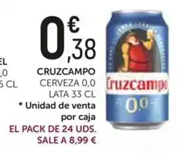 Comerco Cash & Carry Cruzcampo cerveza 0,0 oferta