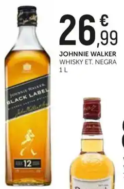 Comerco Cash & Carry johnnie walker whisky et. negra oferta