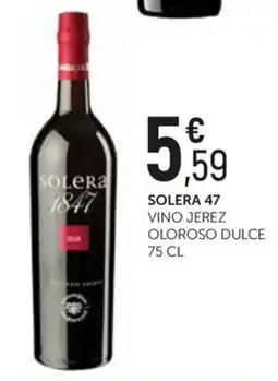 Comerco Cash & Carry Solera 47 vino jerez oloroso dulce oferta