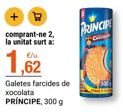 BonpreuEsclat Príncipe galetes farcides de xocolata oferta