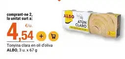 BonpreuEsclat Albo tonyina clara en oli d'oliva oferta
