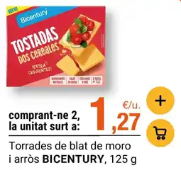 BonpreuEsclat Bicentury tostadas dos cereales oferta