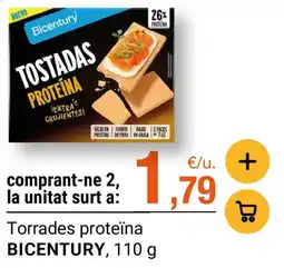 BonpreuEsclat Bicentury tostadas proteína oferta