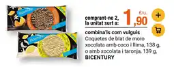 BonpreuEsclat Bicentury coquetes de blat de moro xocolata amb coco i llima o amb xocolata i taronja oferta