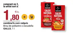 BonpreuEsclat Gallo caldo natural de escudella oferta