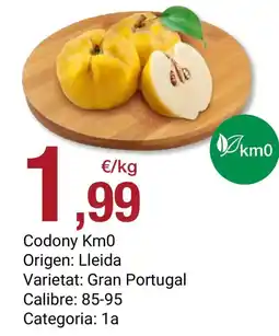 BonpreuEsclat Codony Km0 oferta