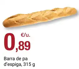 BonpreuEsclat Barra de pa d'espiga oferta